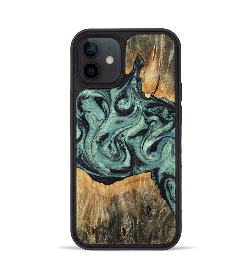iPhone 12 Wood Phone Case - Shiloh (Green, 798260)