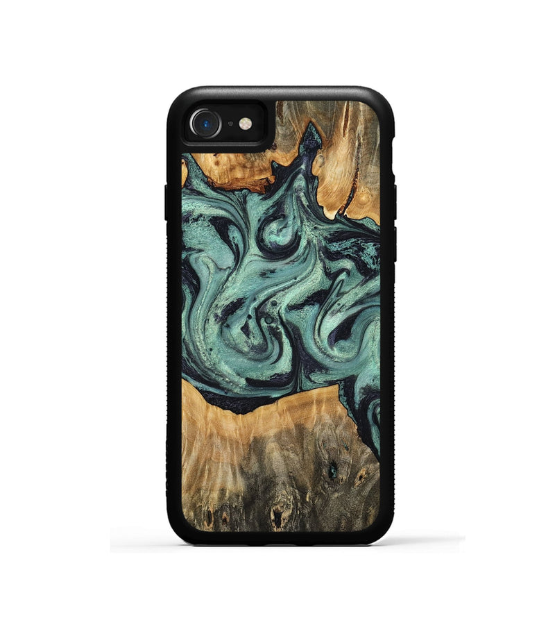 iPhone SE Wood Phone Case - Shiloh (Green, 798260)
