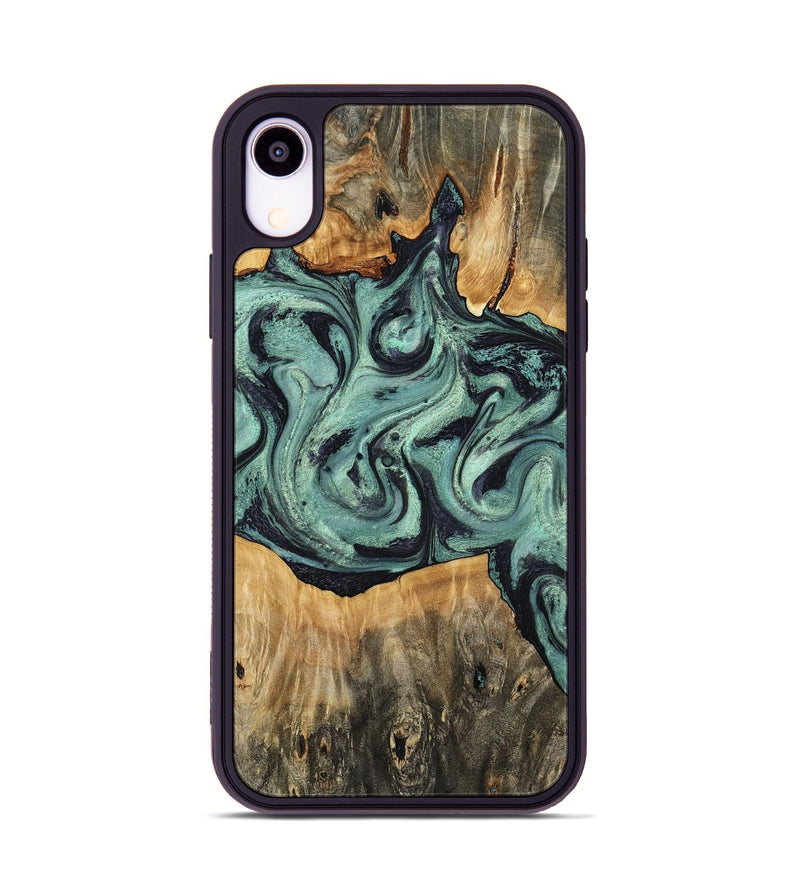 iPhone Xr Wood Phone Case - Shiloh (Green, 798260)