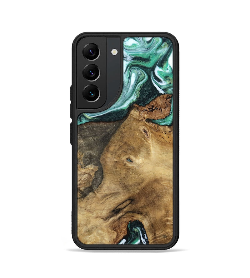 Galaxy S22 Wood Phone Case - Carley (Green, 798261)