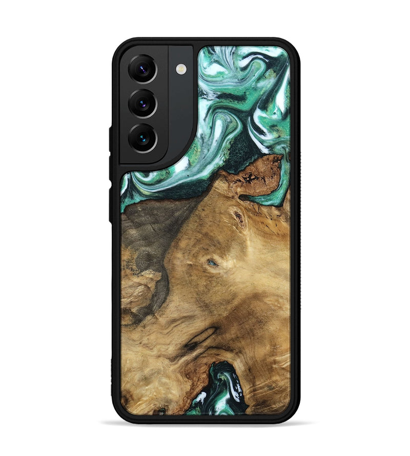 Galaxy S22 Plus Wood Phone Case - Carley (Green, 798261)