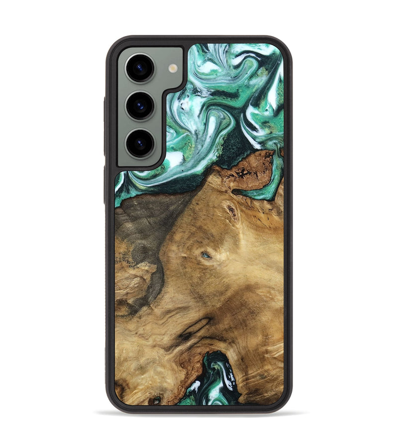 Galaxy S23 Plus Wood Phone Case - Carley (Green, 798261)
