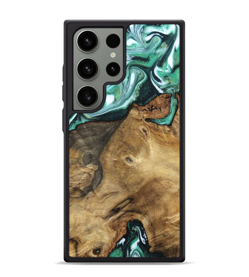 Galaxy S24 Ultra Wood Phone Case - Carley (Green, 798261)