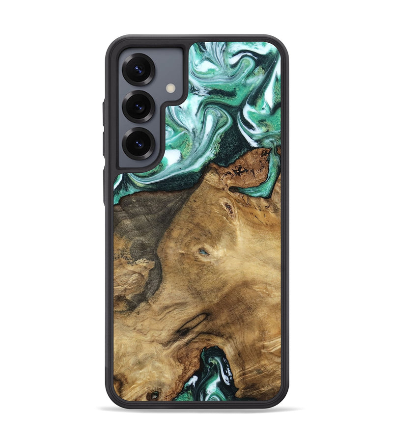 Galaxy S25 Plus Wood Phone Case - Carley (Green, 798261)
