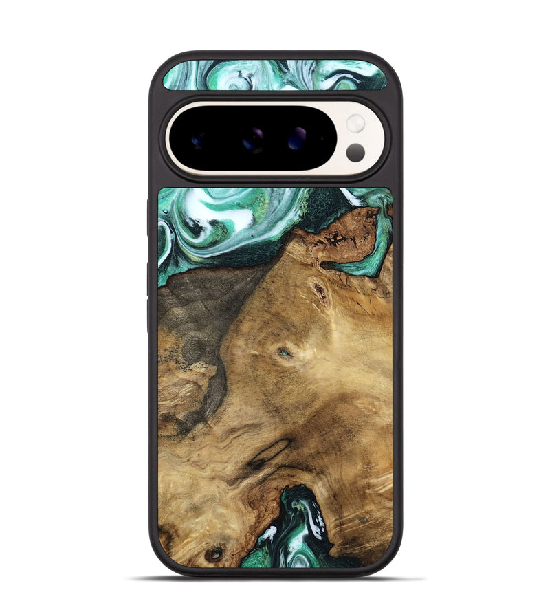 Pixel 9 Wood Phone Case - Carley (Green, 798261)