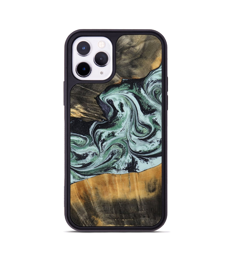 iPhone 11 Pro Wood Phone Case - Kendal (Green, 798263)