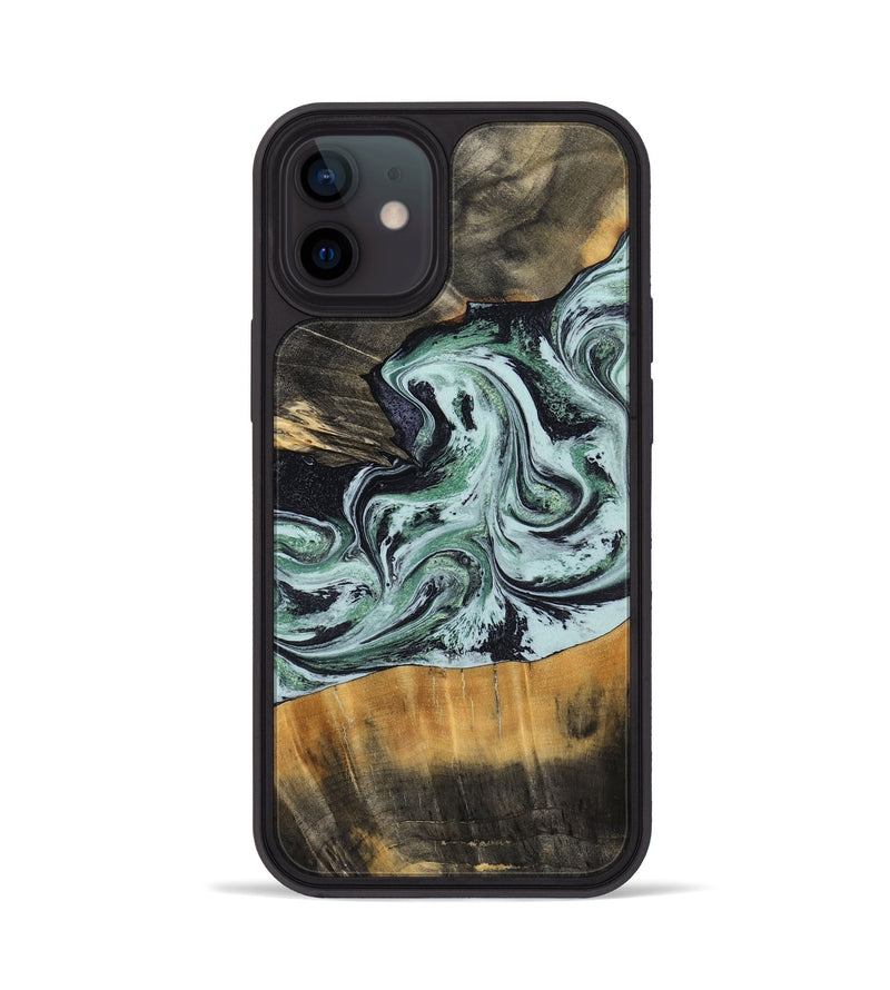 iPhone 12 Wood Phone Case - Kendal (Green, 798263)