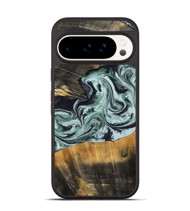 Pixel 9 Wood Phone Case - Kendal (Green, 798263)