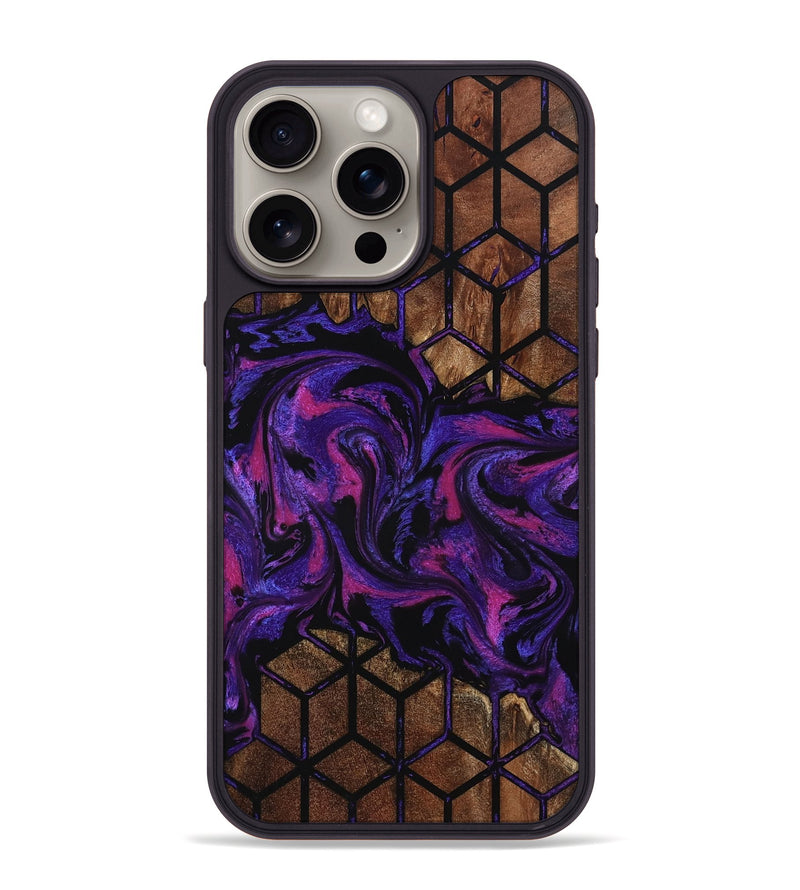 iPhone 15 Pro Max Wood Phone Case - Ronaldo (Pattern, 798272)