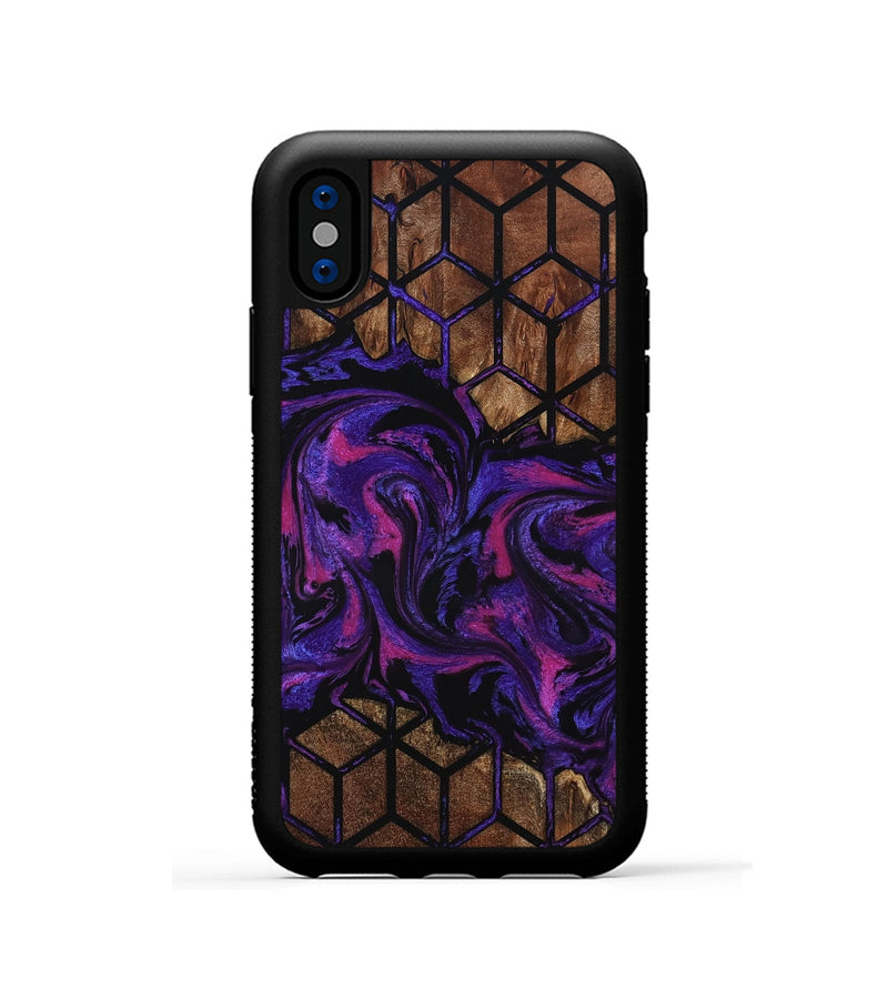 iPhone Xs Wood Phone Case - Ronaldo (Pattern, 798272)