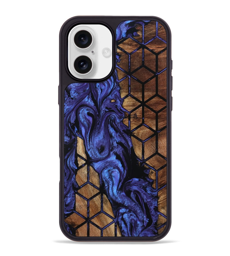 iPhone 16 Plus Wood Phone Case - Amanda (Pattern, 798274)