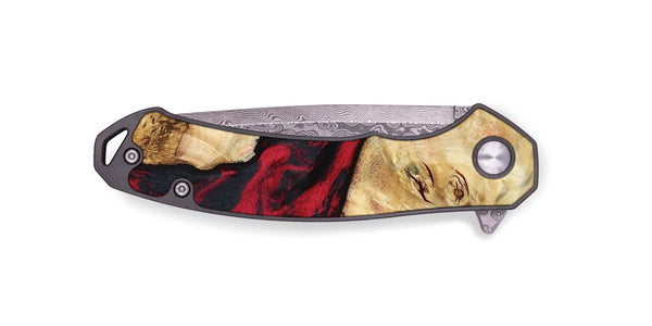EDC Wood Pocket Knife - Valery (Red, 798277)