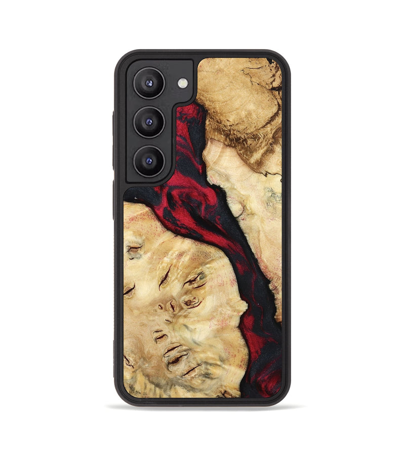 Galaxy S23 Wood Phone Case - Valery (Red, 798277)