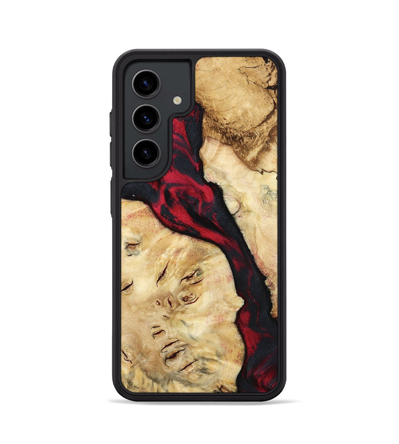 Galaxy S24 Wood Phone Case - Valery (Red, 798277)