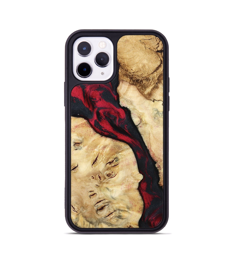 iPhone 11 Pro Wood Phone Case - Valery (Red, 798277)