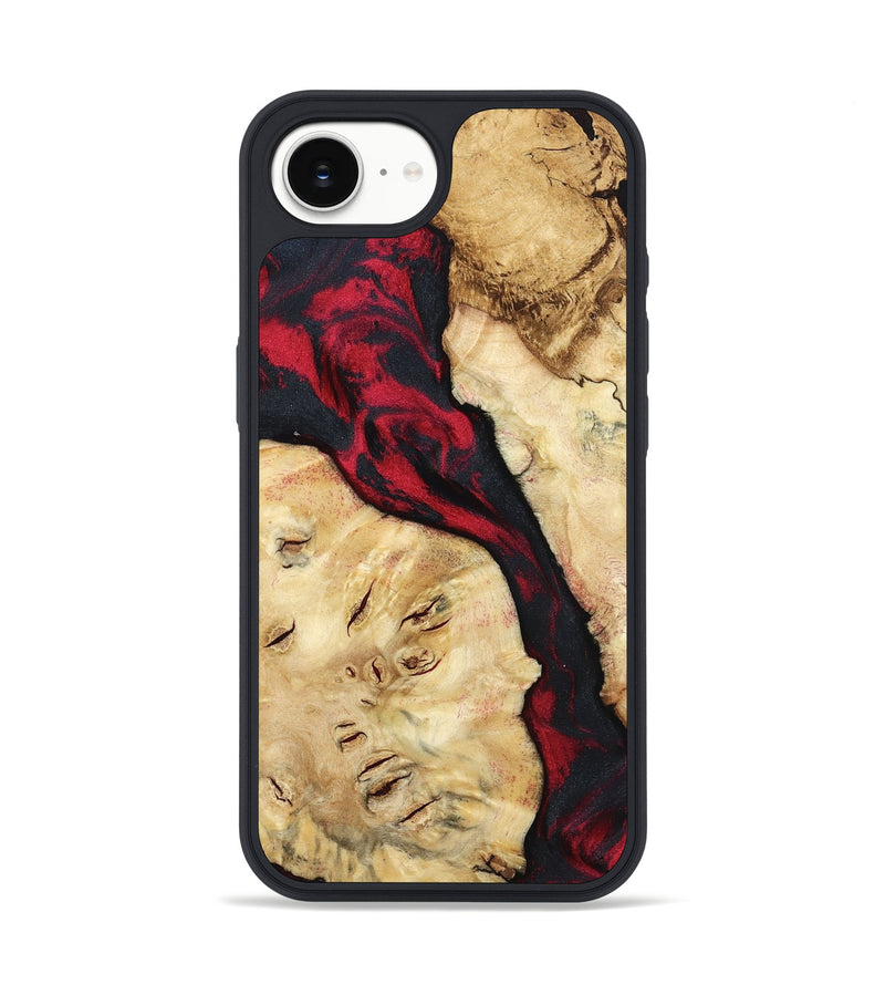 iPhone 16e Wood Phone Case - Valery (Red, 798277)