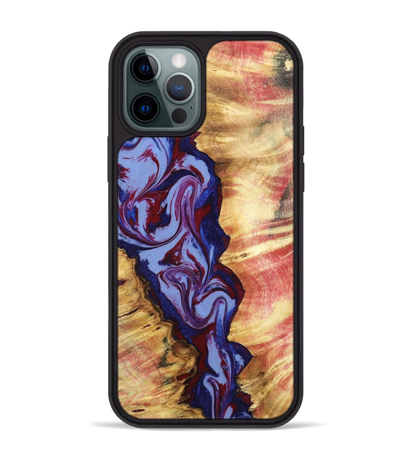 iPhone 12 Pro Max Wood Phone Case - Jerold (Red, 798278)