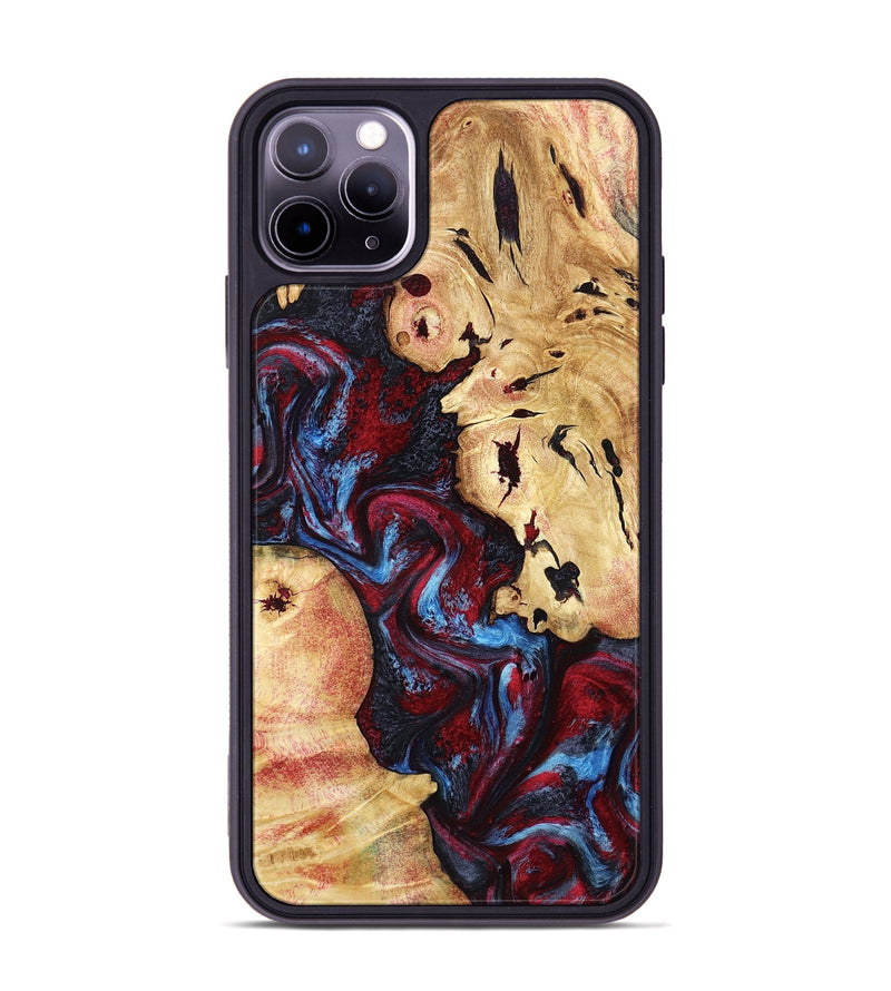 iPhone 11 Pro Max Wood Phone Case - Socorro (Red, 798279)
