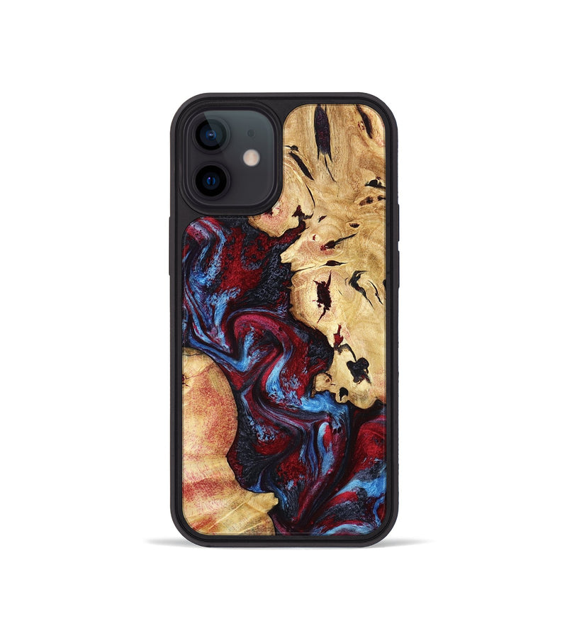 iPhone 12 mini Wood Phone Case - Socorro (Red, 798279)