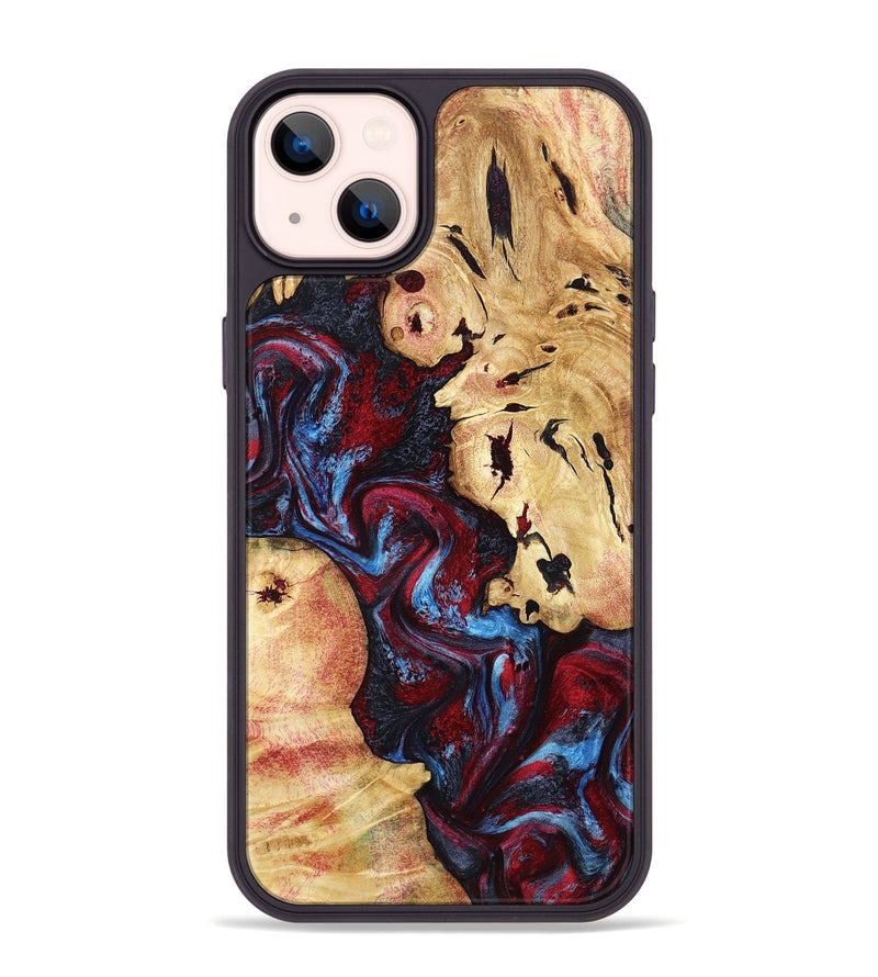 iPhone 14 Plus Wood Phone Case - Socorro (Red, 798279)