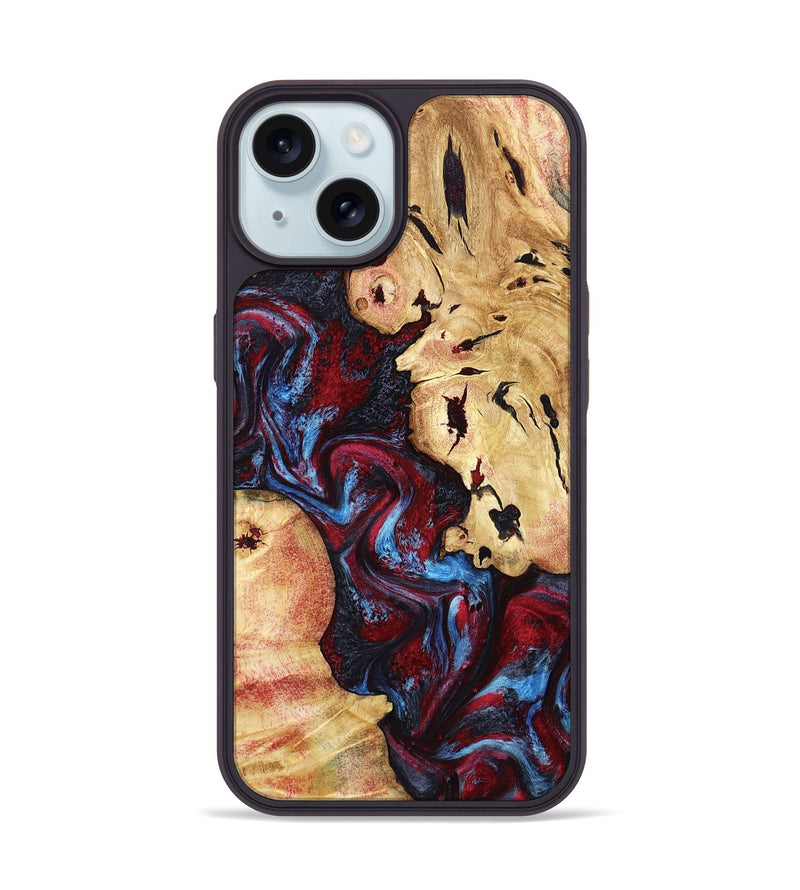 iPhone 15 Wood Phone Case - Socorro (Red, 798279)