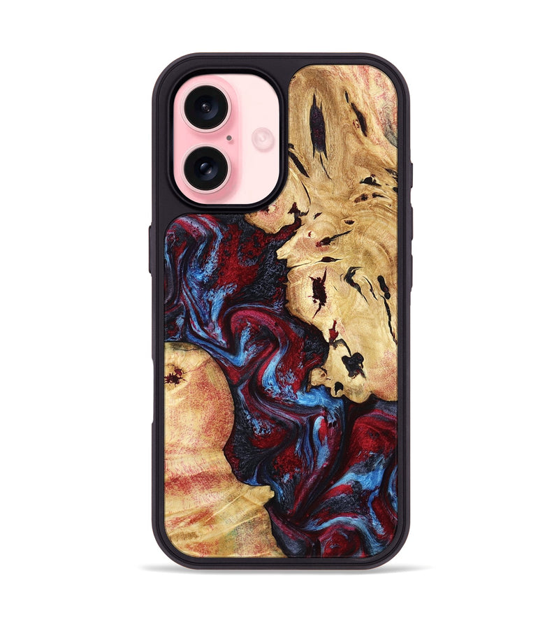 iPhone 16 Wood Phone Case - Socorro (Red, 798279)