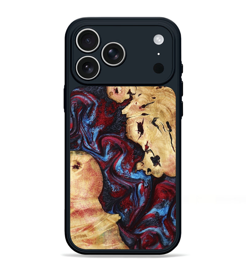 iPhone 17 Pro Max Wood Phone Case - Socorro (Red, 798279)