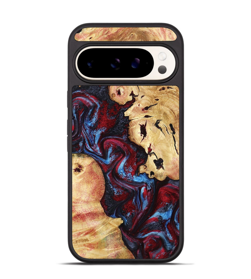 Pixel 9 Wood Phone Case - Socorro (Red, 798279)