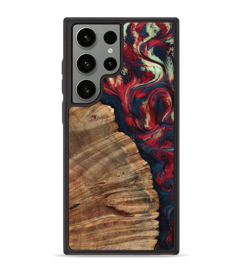 Galaxy S23 Ultra Wood Phone Case - Belle (Red, 798281)