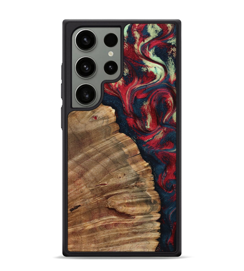 Galaxy S24 Ultra Wood Phone Case - Belle (Red, 798281)