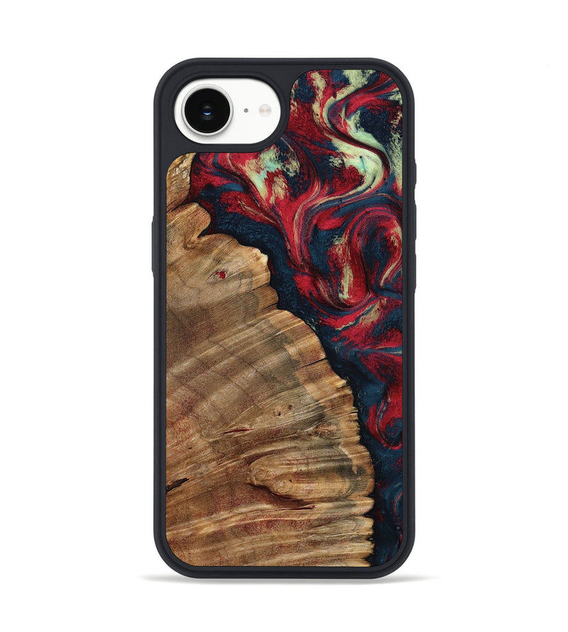 iPhone 16e Wood Phone Case - Belle (Red, 798281)