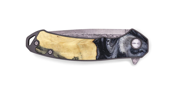 EDC Wood Pocket Knife - Sloane (Black & White, 798282)