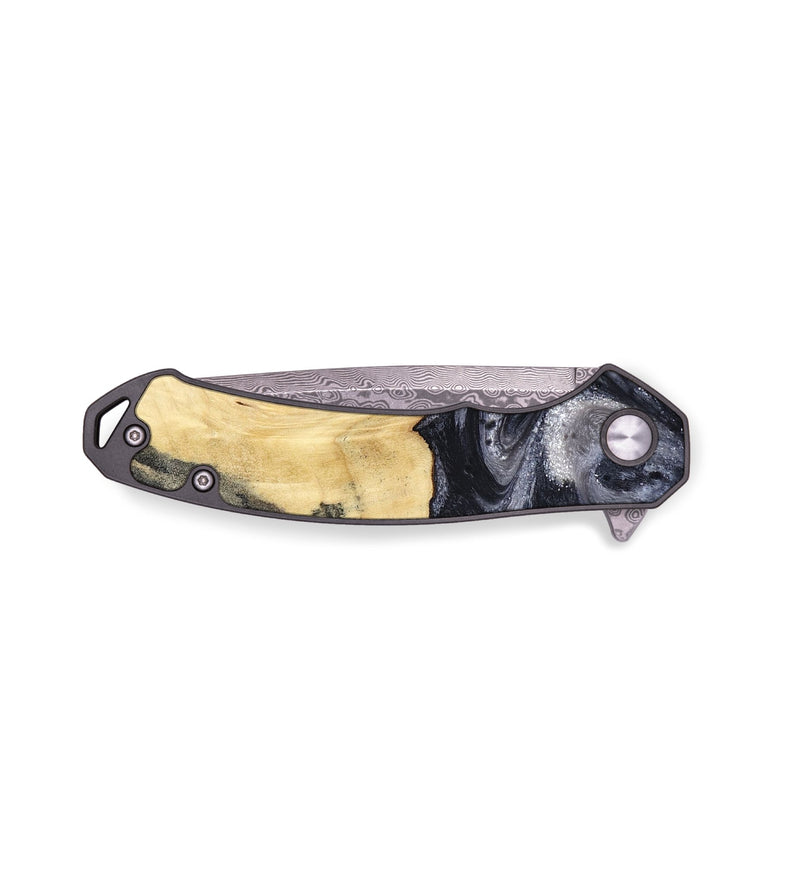 EDC Wood Pocket Knife - Sloane (Black & White, 798282)
