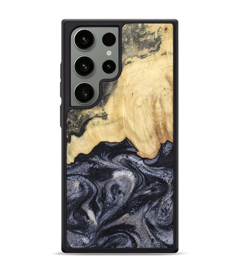 Galaxy S24 Ultra Wood Phone Case - Sloane (Black & White, 798282)