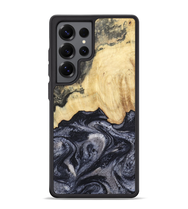 Galaxy S25 Ultra Wood Phone Case - Sloane (Black & White, 798282)