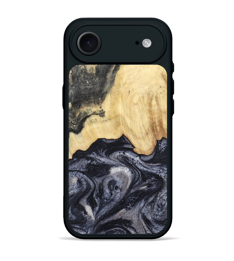 iPhone 17 Air Wood Phone Case - Sloane (Black & White, 798282)