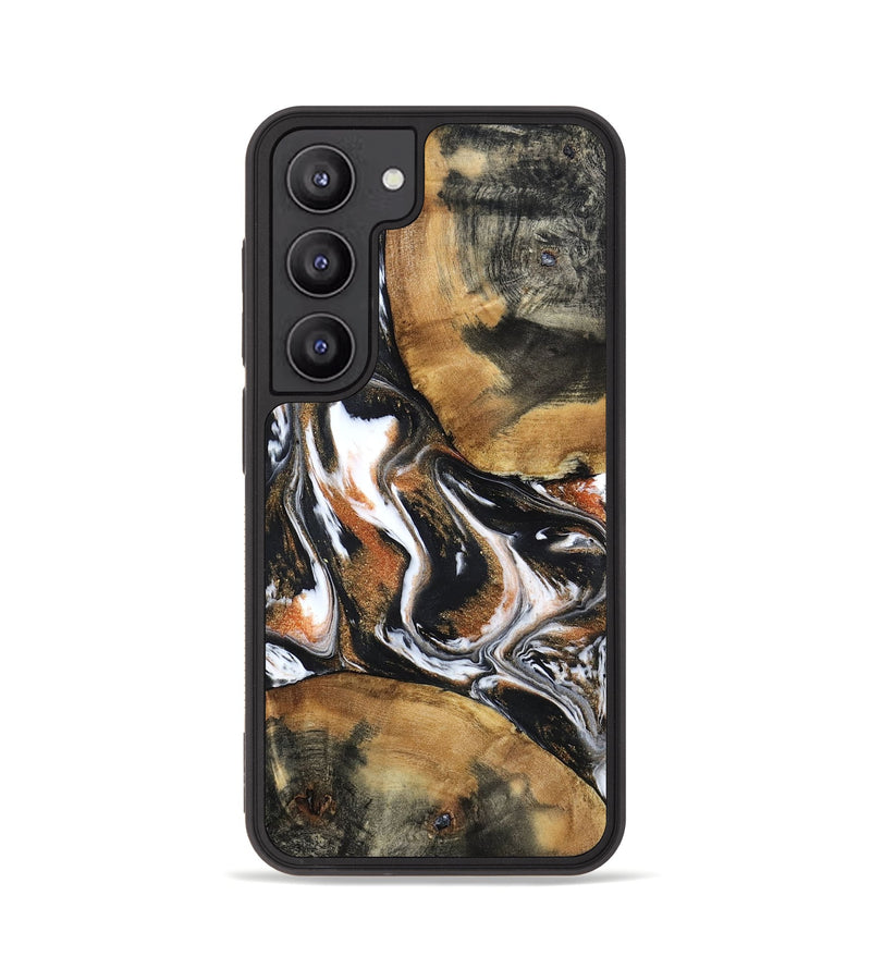 Galaxy S23 Wood Phone Case - Unique (Black & White, 798283)