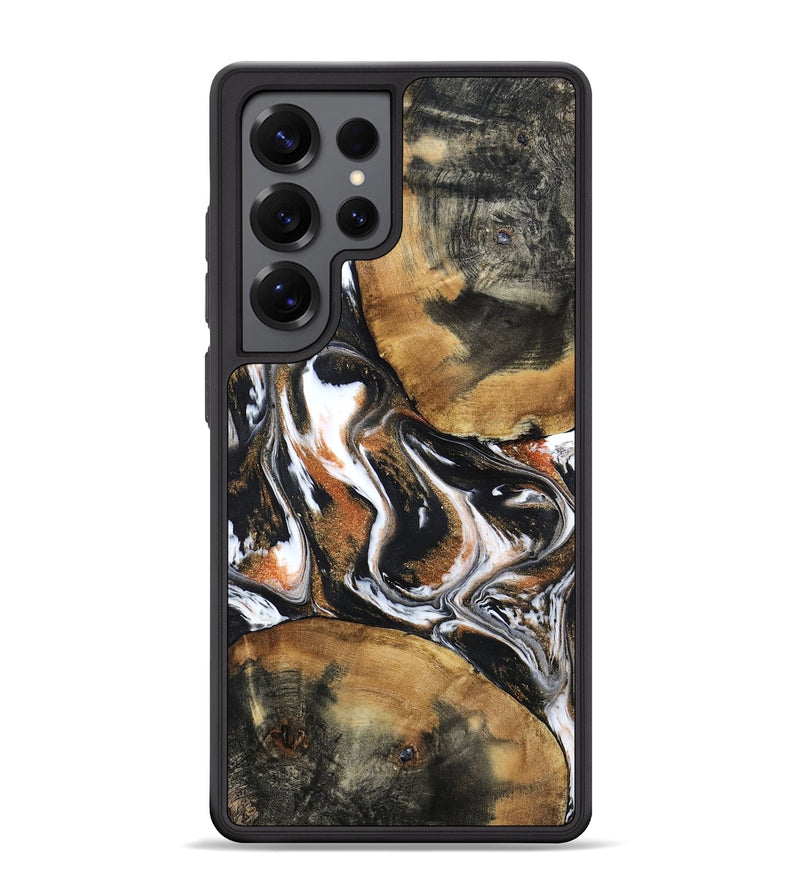 Galaxy S25 Ultra Wood Phone Case - Unique (Black & White, 798283)