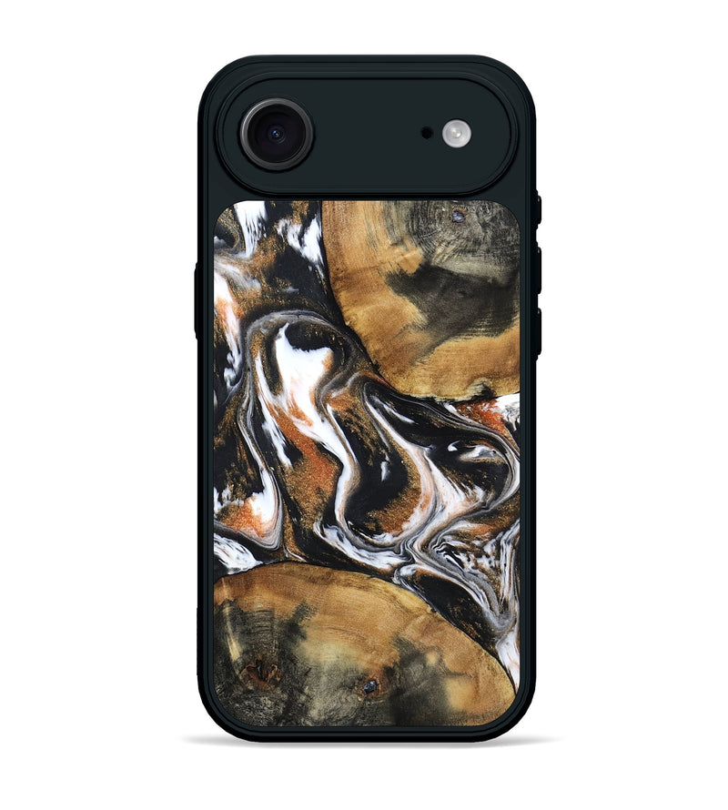 iPhone 17 Air Wood Phone Case - Unique (Black & White, 798283)