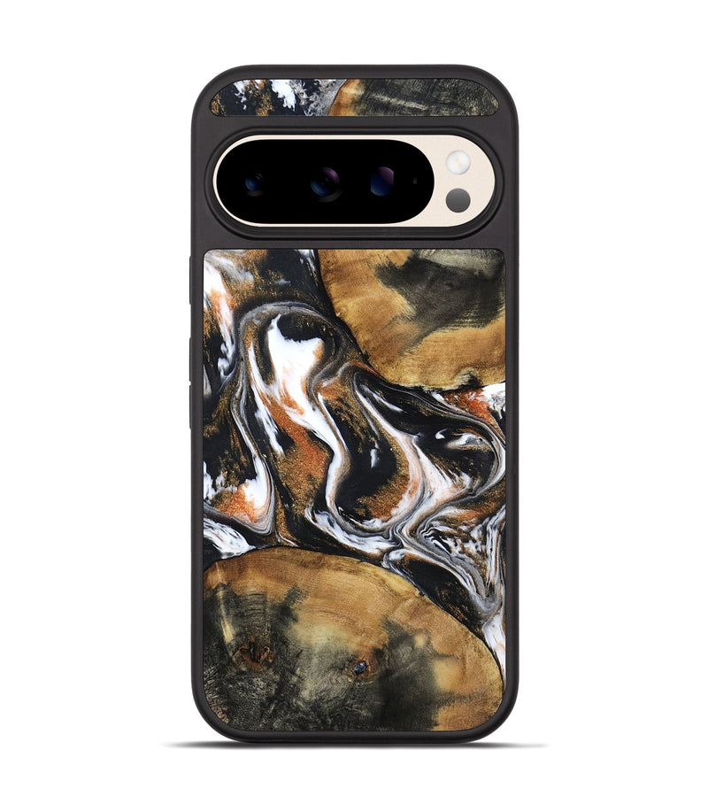 Pixel 10 Wood Phone Case - Unique (Black & White, 798283)