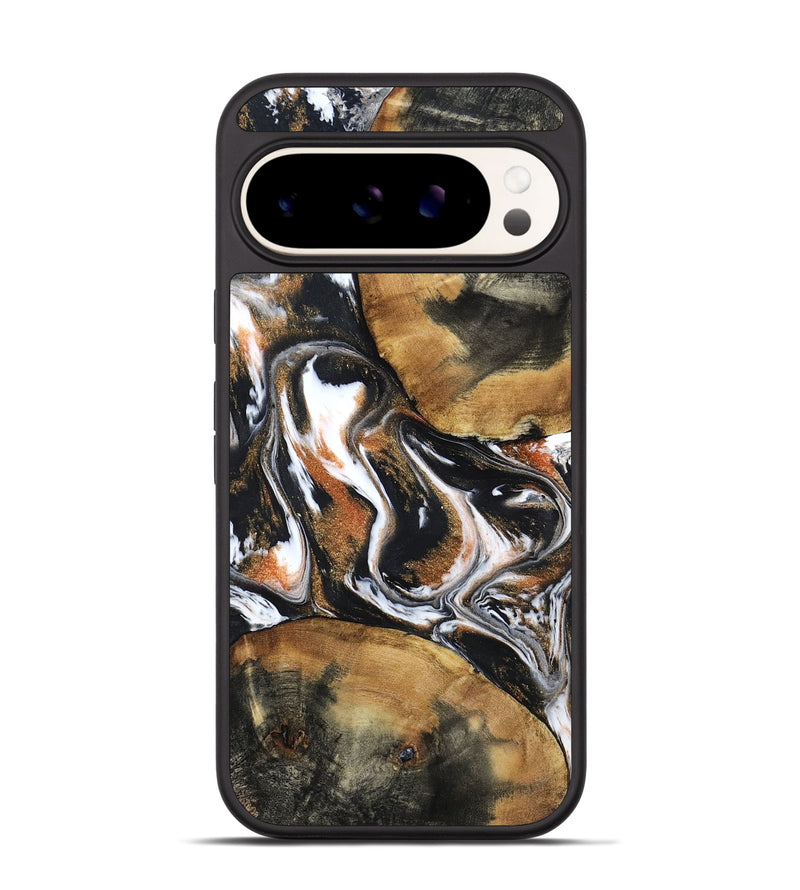 Pixel 9 Pro Wood Phone Case - Unique (Black & White, 798283)
