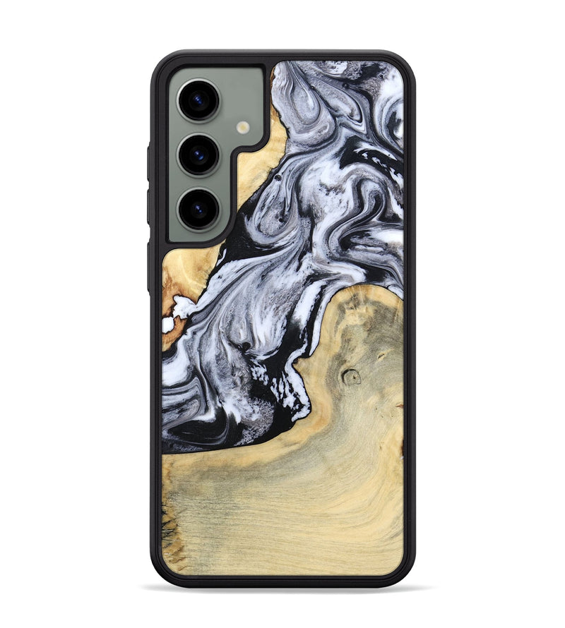 Galaxy S24 Plus Wood Phone Case - Kolton (Black & White, 798285)