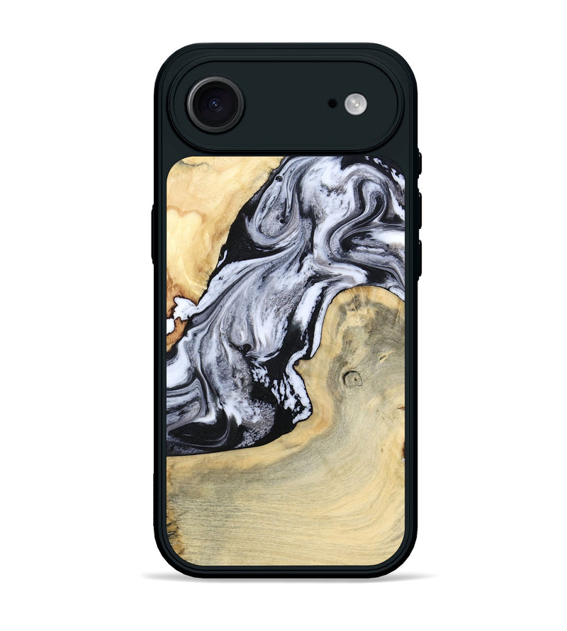 iPhone 17 Air Wood Phone Case - Kolton (Black & White, 798285)