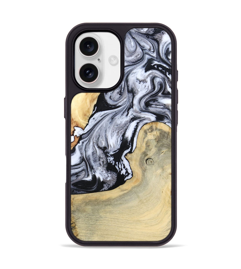 iPhone 17 Wood Phone Case - Kolton (Black & White, 798285)