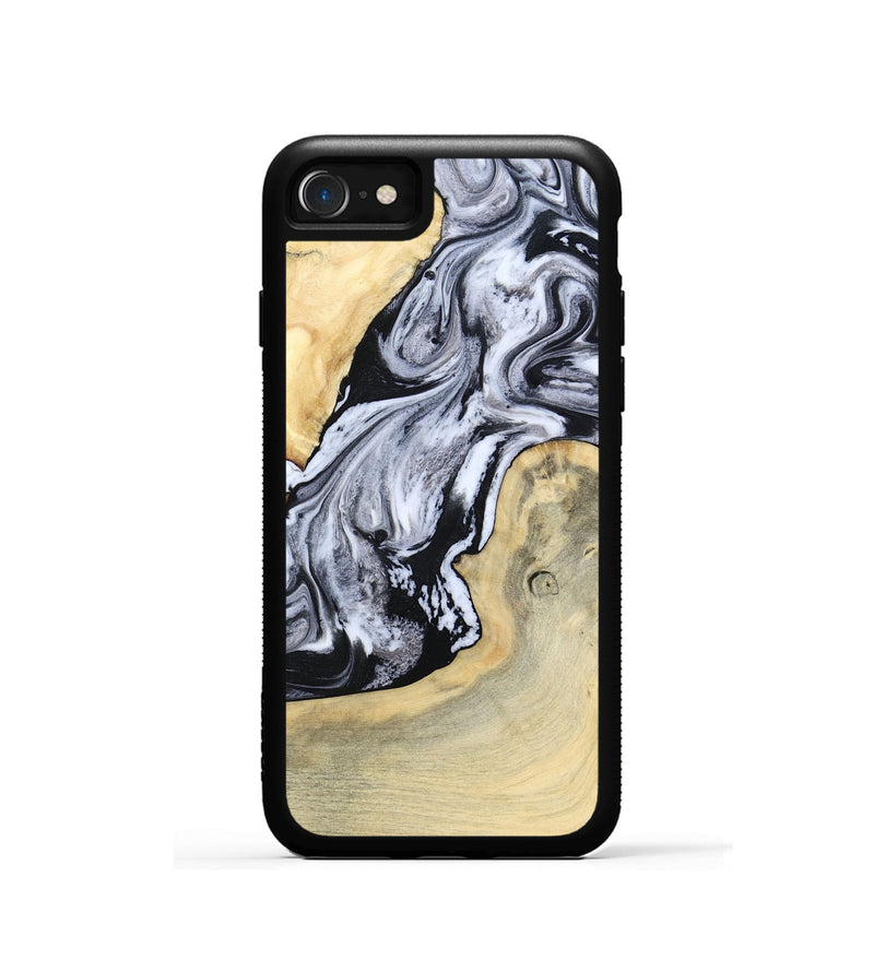 iPhone SE Wood Phone Case - Kolton (Black & White, 798285)