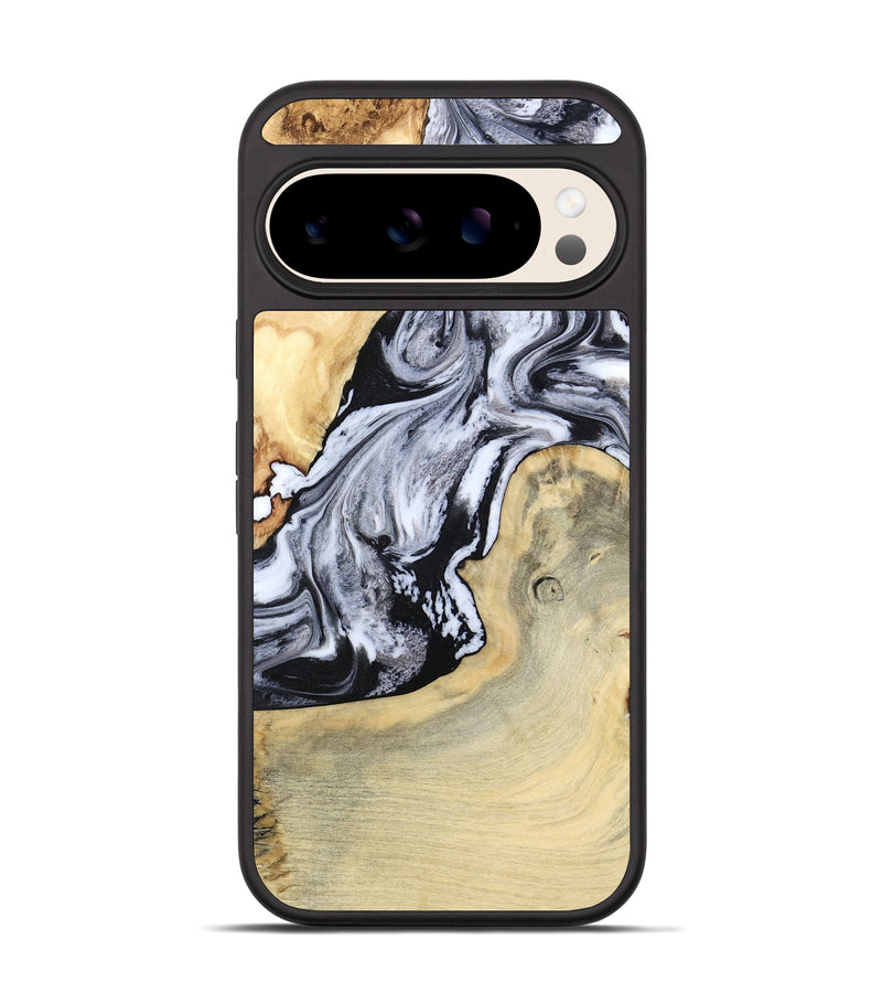 Pixel 10 Wood Phone Case - Kolton (Black & White, 798285)