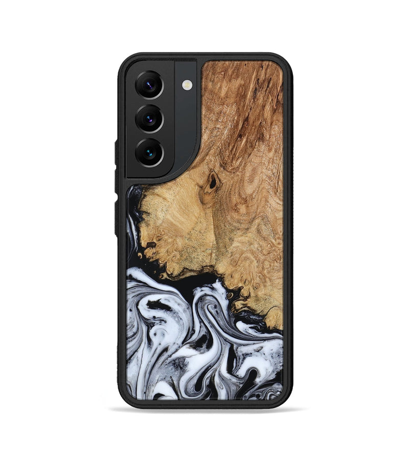 Galaxy S22 Wood Phone Case - Lorna (Black & White, 798287)