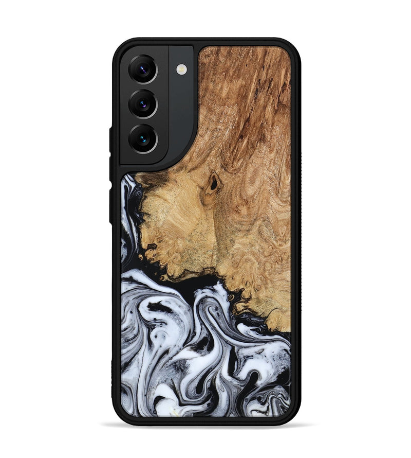 Galaxy S22 Plus Wood Phone Case - Lorna (Black & White, 798287)