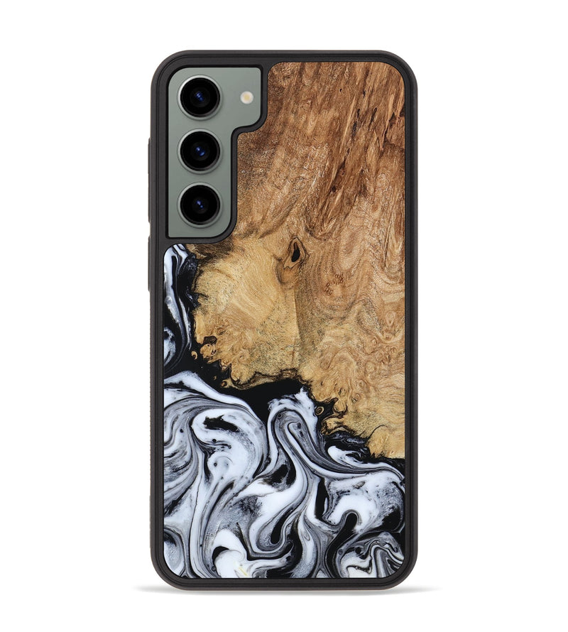 Galaxy S23 Plus Wood Phone Case - Lorna (Black & White, 798287)