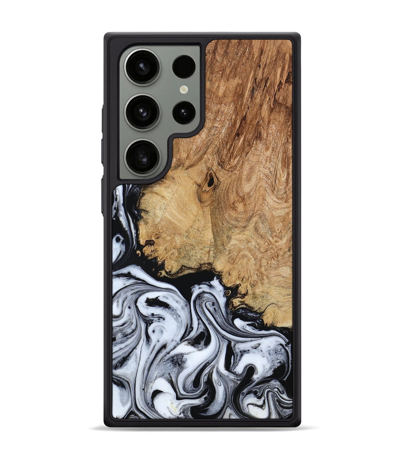 Galaxy S24 Ultra Wood Phone Case - Lorna (Black & White, 798287)